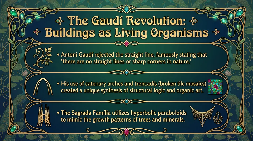 Gaudi organic design slide